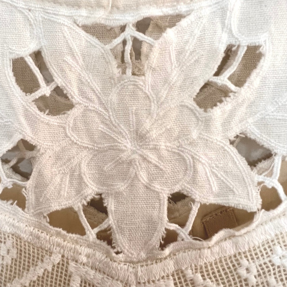 Anthropologie Vanessa Virginia Shift Dress Size 2 Graduation Bridal Cottagecore‎ - Picture 3 of 8